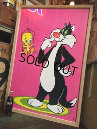 Vitage Tweety and Sylvester Golden Storybook Poster w/frame (AL5606)