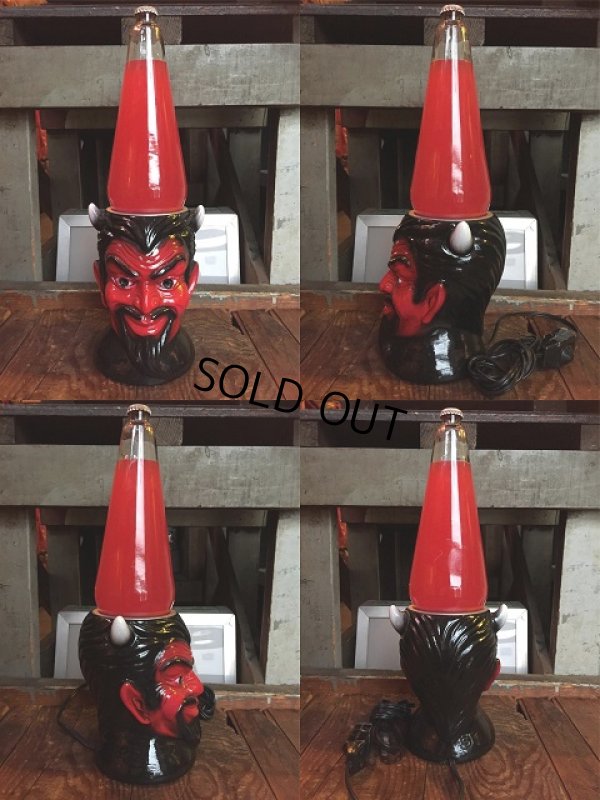 画像2: Vintage Red Devil Lava Lamp (AL6365)