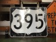 画像1: Vintage Road Sign Route 395 (AL6507) (1)