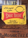 画像1: Vintage Snug Treds Card Board Sign (AL6730) (1)