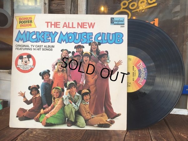 画像1: 70s Vintage LP Disney Mickey Mouse Club (AL3604) 