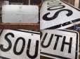 画像3: Vintage Road Sign SOUTH (AL7043) (3)