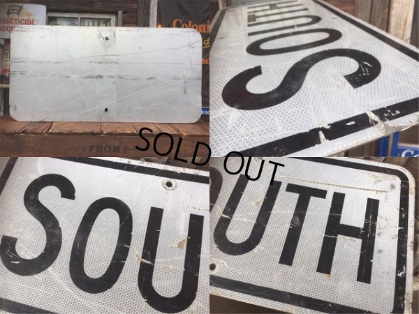画像3: Vintage Road Sign SOUTH (AL7043)