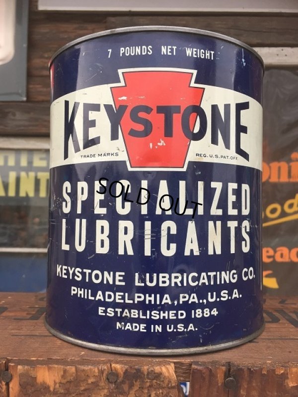 画像1: Vintage KEYSTONE Motor Oil 1GL Can (AL7044)