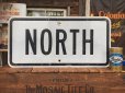 画像1: Vintage Road Sign NORTH (AL7042) (1)