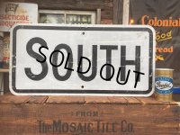 Vintage Road Sign SOUTH (AL7043)