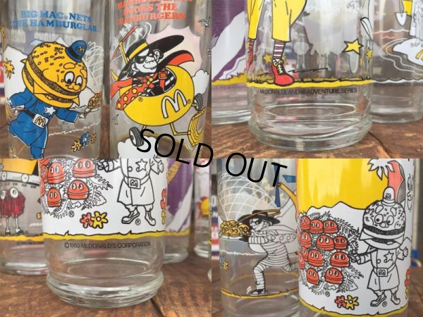 画像6: 80s Vintage McDonalds Adventure Glasses Complete Set of 6 (AL7708)