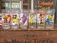 画像1: 80s Vintage McDonalds Adventure Glasses Complete Set of 6 (AL7708) (1)