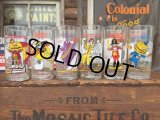 80s Vintage McDonalds Adventure Glasses Complete Set of 6 (AL7708)