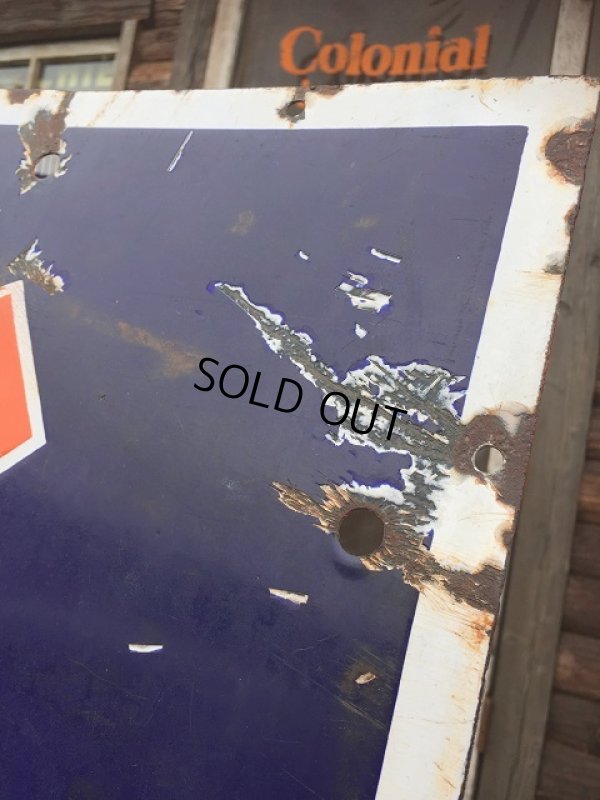 画像4: 40s Vintage Firestone Tires Porcelain Sign (AL7686)