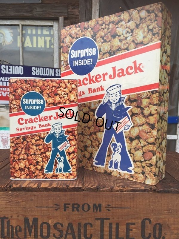 画像1: 80s Vintage Cracker Jack Big Size Bank (AL7709） 