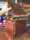 〜30s Vintage Califolnia Cracker Co. C.C.C. Sodas Tin (AL7884） 