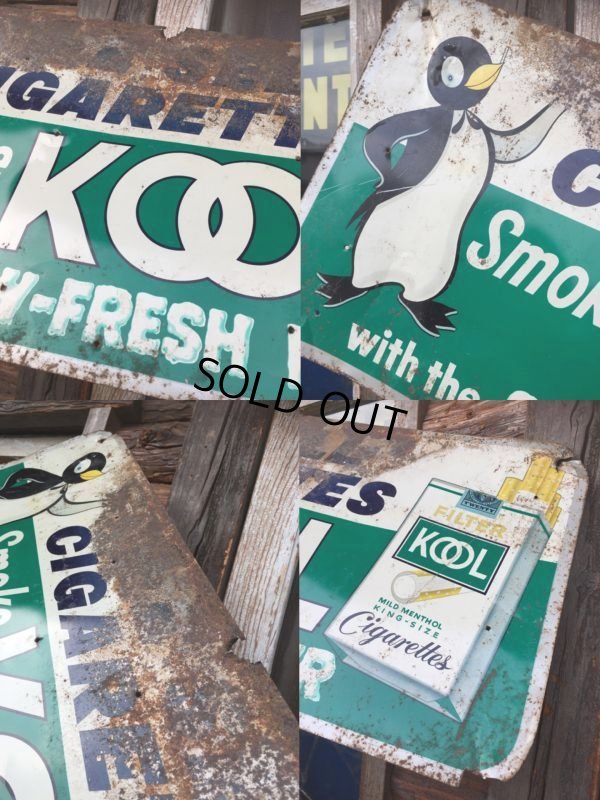 画像2: 50s Vintage KOOL Store Display Sign (AL7885)