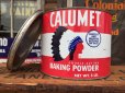 画像1: Vintage Calumet Baking Powder Tin 5lb (AL8583)  (1)