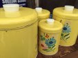 画像12: Vintage Ransburg Canister Set of 4 Flower (AL8585)