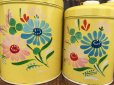 画像11: Vintage Ransburg Canister Set of 4 Flower (AL8585)