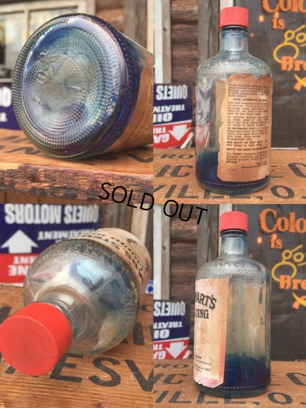 画像2: Vintage Mrs. Stewart's Liquid Bluing Bottle (AL8586)