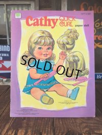70s Cathy Quick Curl Paper Doll Book (AL9177) 
