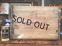 Vintage CHICO PRODUCTS COMPANY Wooden Crate Box (AL9360)