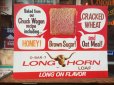 画像1: 60s Vintage Longhorn Bread Card Board Sign (AL9682) (1)