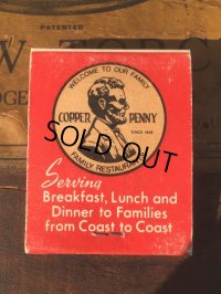 Vintage Matchbook COPPERPENNY RESTAURANTS (MA9827)