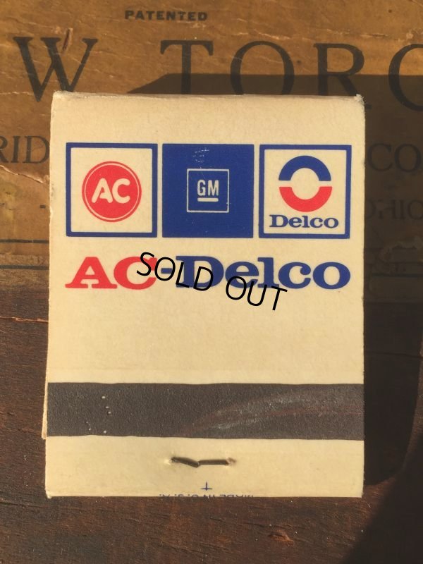 画像1: Vintage Matchbook AC-Delco (MA9849)