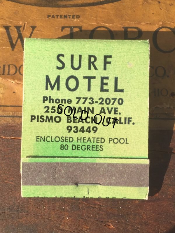 画像2: Vintage Matchbook Surf Motel Vacation Inn (MA9843)