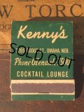 Vintage Matchbook Kenny's Cocktail Lounge (MA9830)