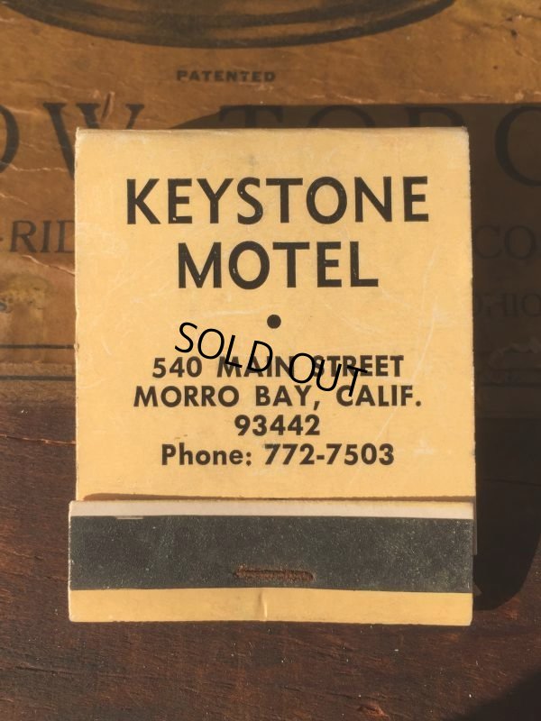 画像1: Vintage Matchbook KEYSTONE MOTEL (MA9852)