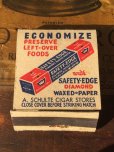 画像2: Vintage Matchbook SAFETY-EDGE WAXED PAPER (MA9855) (2)