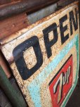 画像8: Vintage 7UP Drink Soda Roadside Stand Open Sign (AL9953)