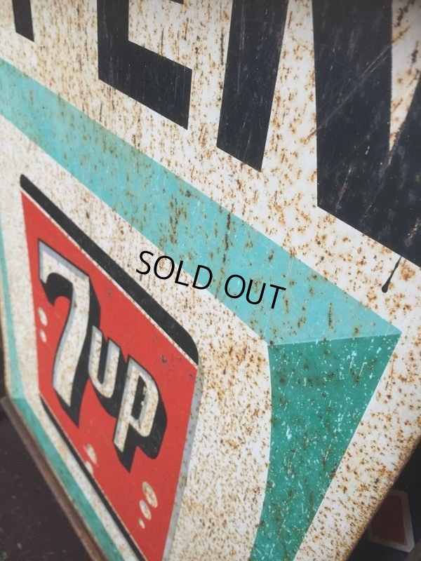 画像9: Vintage 7UP Drink Soda Roadside Stand Open Sign (AL9953)