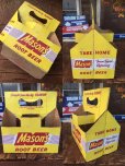 画像2: Vintage Soda 6 Pac bottles Cardboard carrying case Mason's ( (AL0099) (2)