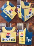 画像2: Vintage Soda 6 Pac bottles Cardboard carrying case Pepsi ( (AL0100) (2)