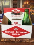 画像1: Vintage Soda 6 Pac bottles Cardboard carrying case RC COLA  ( (AL0097) (1)