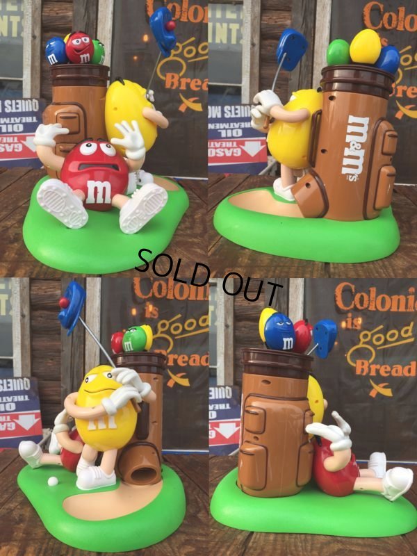 画像2: Vintage M&M's Dispenser Figure Golf (AL0211)