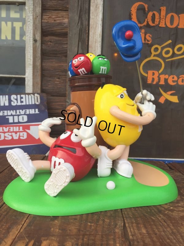 画像1: Vintage M&M's Dispenser Figure Golf (AL0211)