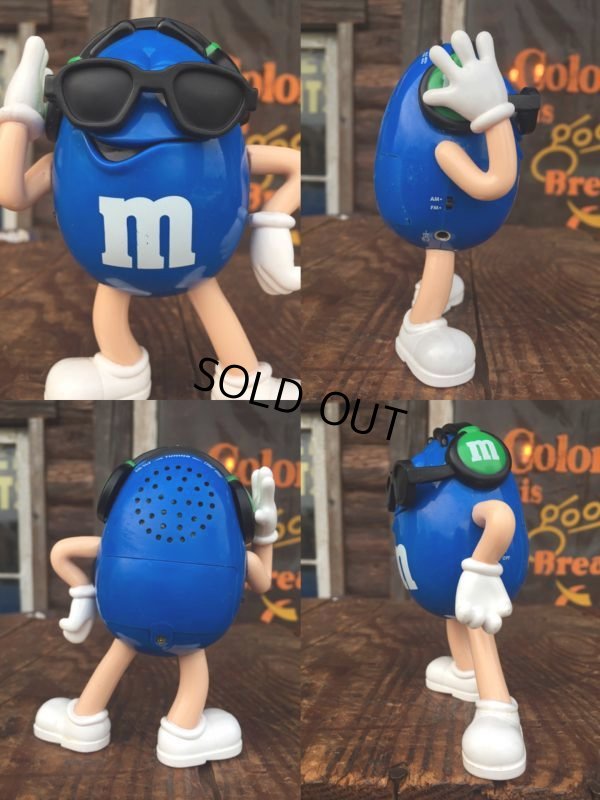 画像2: Vintage M&M's Radio Figure Blue (AL0218)