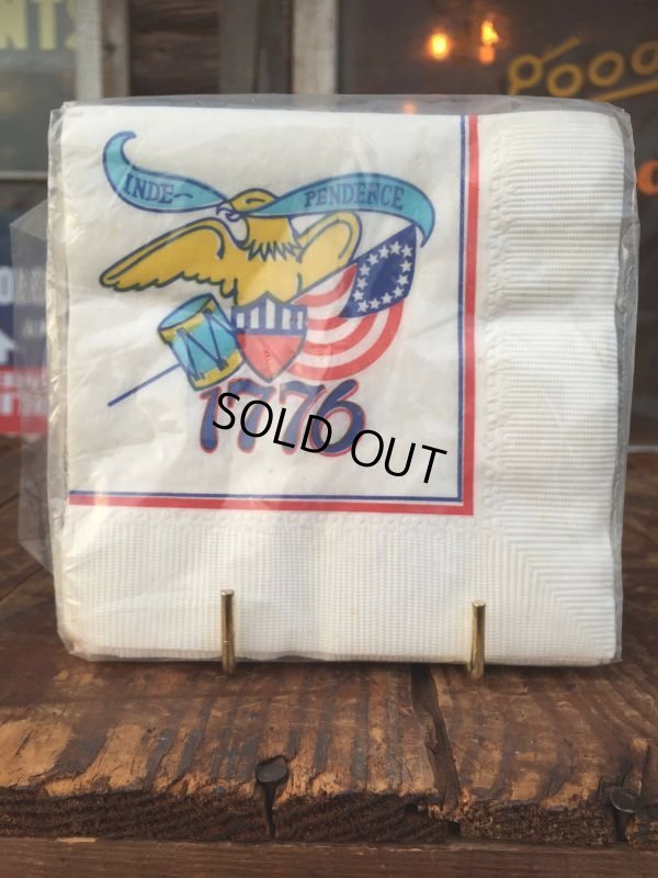画像1: 70s Vintage 1776-1976 200th Anniversary Napkin (AL0650)