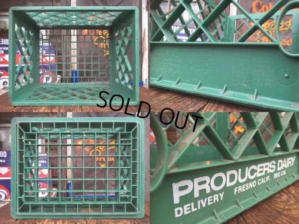 画像3: Vintage Producers Dairy Plastic Crate Box (AL0762)