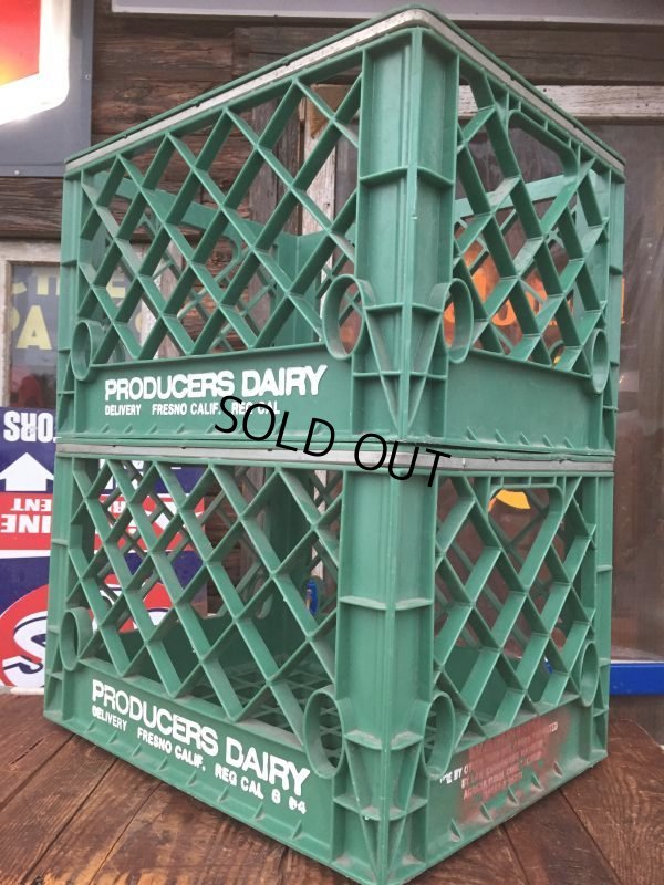 画像4: Vintage Producers Dairy Plastic Crate Box (AL0762)