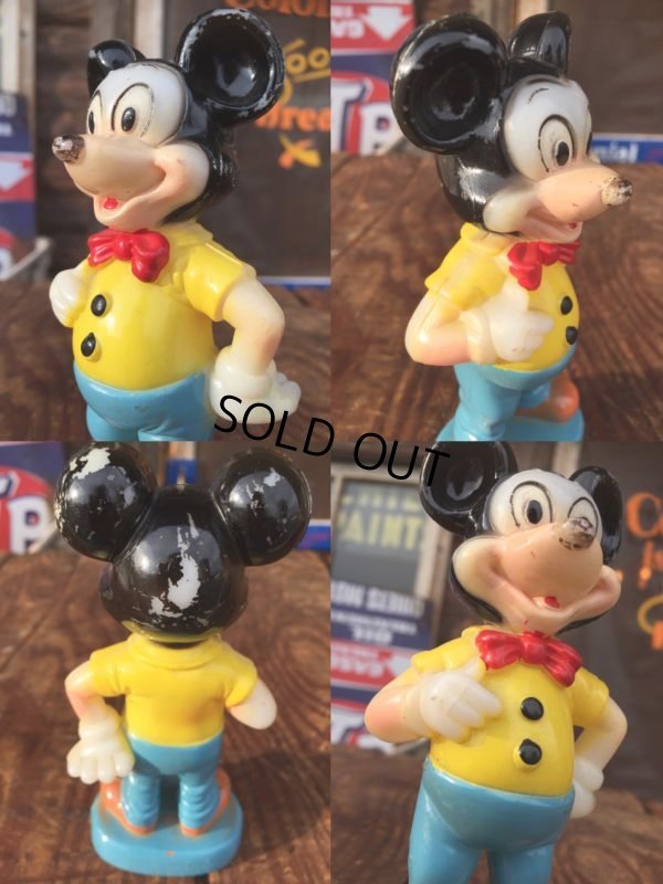 画像3: Vintage Gund Disney Mickey Mouse Plastic Toy (AL0990)