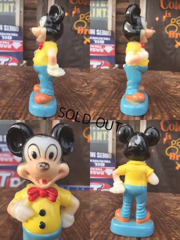 画像2: Vintage Gund Disney Mickey Mouse Plastic Toy (AL0990)