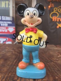 Vintage Gund Disney Mickey Mouse Plastic Toy (AL0990)