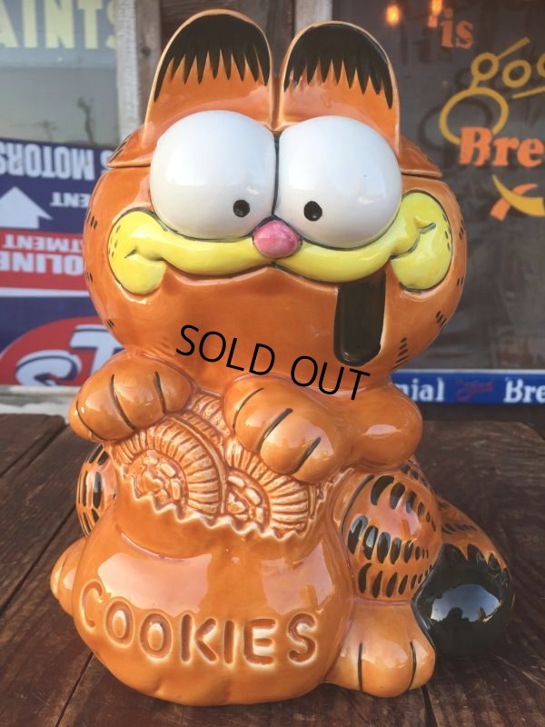 画像1: Vintage Enesco Garfield Cookie Jar (AL1672)