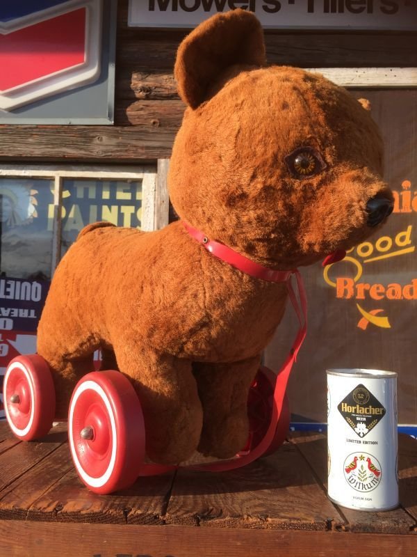 画像1: Vintage Ride on Toys Knickerbocker Bear (AL2040)