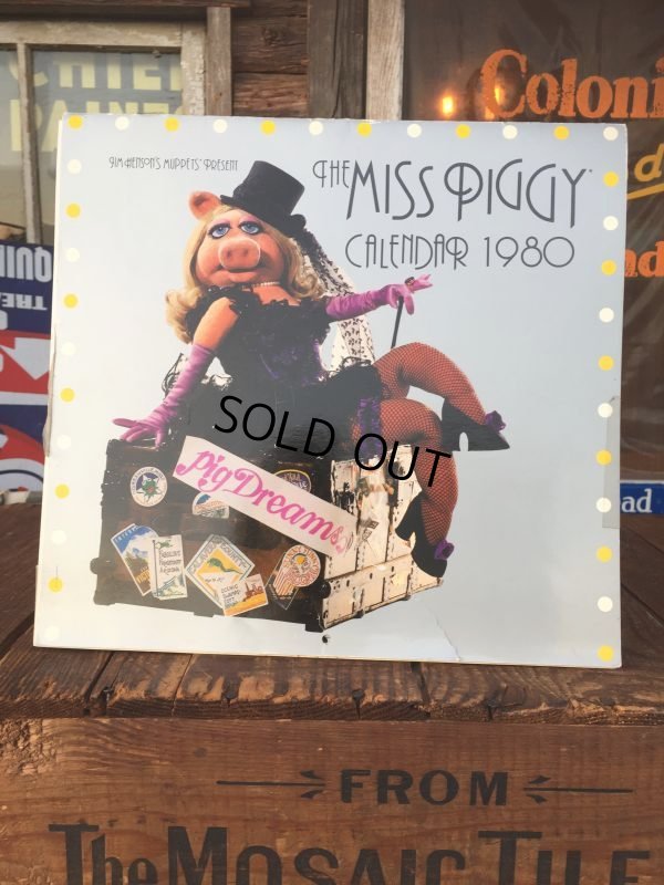 画像1: Vintage Muppets Miss Piggy calendar 1980 (AL2311) 