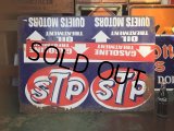 SALE Vintage STP Metal Sign (AL2129)