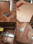 画像3:  Vintage Hamilton Skotch Kooler Metal Case Tool File Box (AL3125) (3)