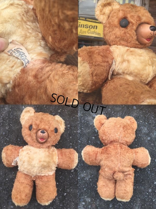 画像3: Vintage Cubbi Gund Rubber Nose Teddy Bear (AL3054)